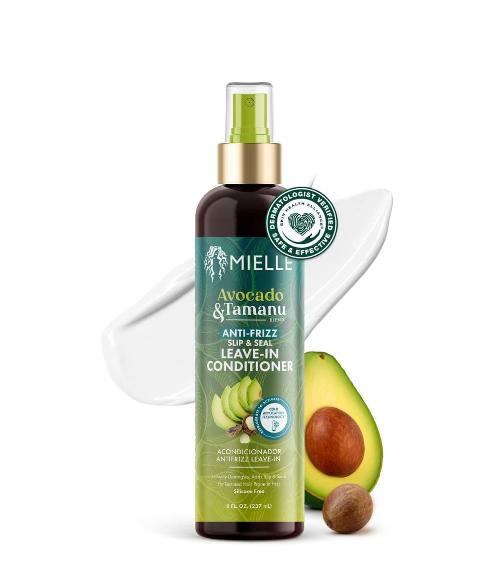 Mielle Avocado & Tamanu Anti Frizz Slip & Seal Leave-In Conditioner 8oz