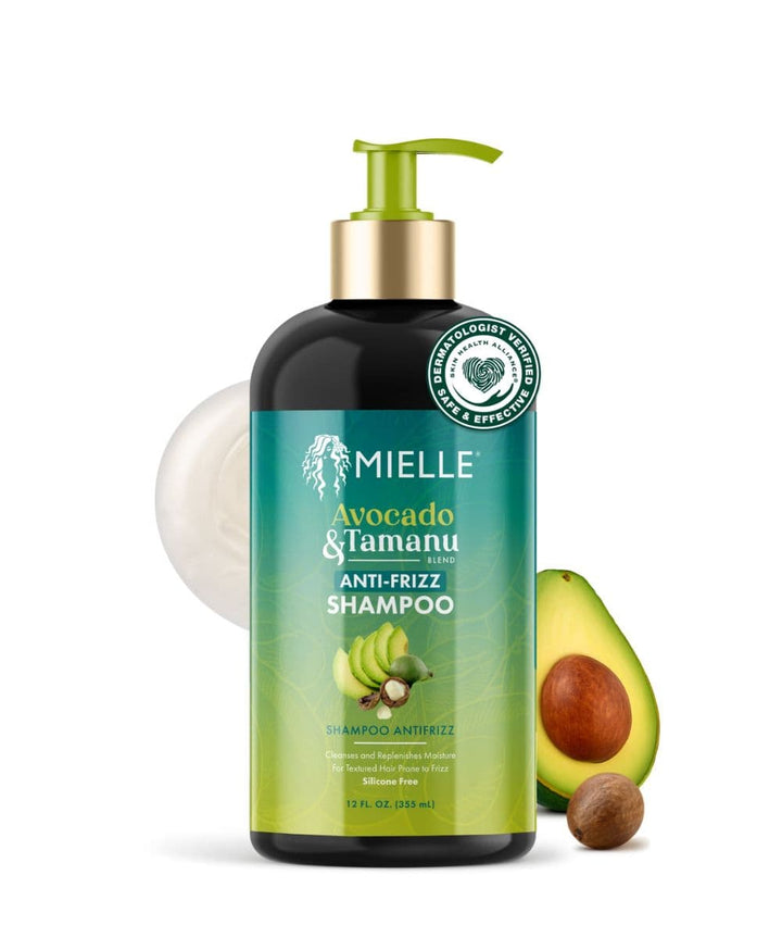 Mielle Avocado &amp; Tamanu Anti Frizz Shampoo 12oz, Hair Care - Cloré Beauty