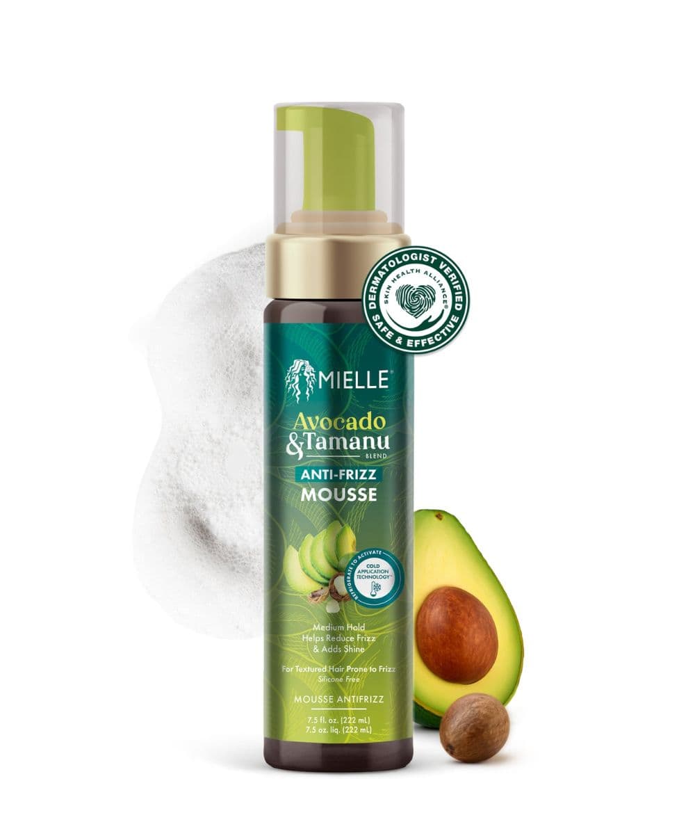 Mielle Avocado & Tamanu Anti-Frizz Mousse 7.5oz