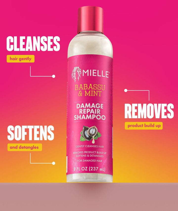 Mielle Babassu &amp; Mint Damage Repair Shampoo 8oz
