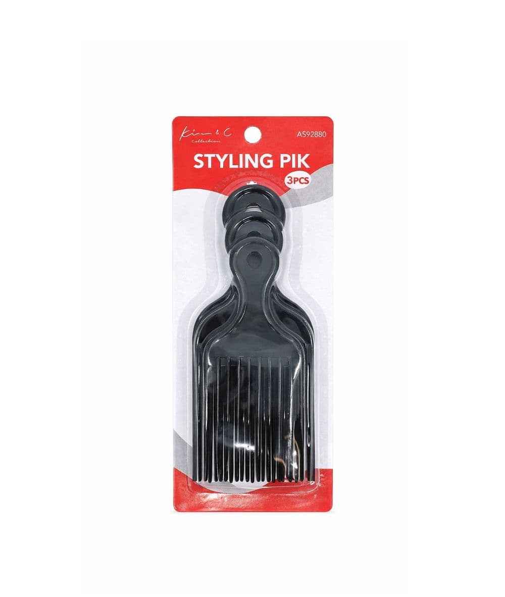 KIM & C Plastic Styling Pik 3pcs #AS92880, Hair Tools - Cloré Beauty