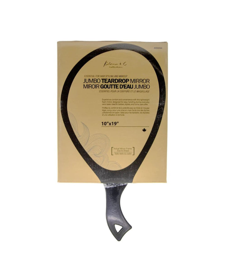 KIM &amp; C Jumbo Teardrop Mirror 10"x19" 