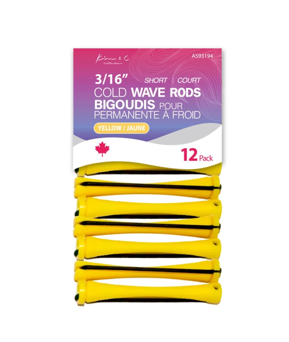 KIM &amp; C Cold Wave Rods Short 12ct, Hair Tools - Cloré Beauty