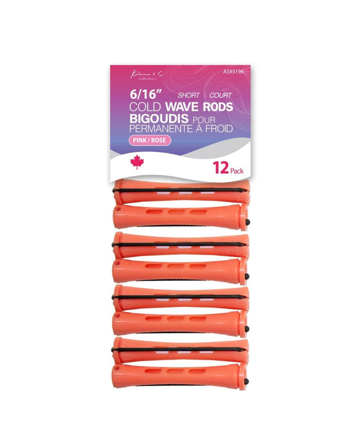 KIM &amp; C Cold Wave Rods Short 12ct, Hair Tools - Cloré Beauty