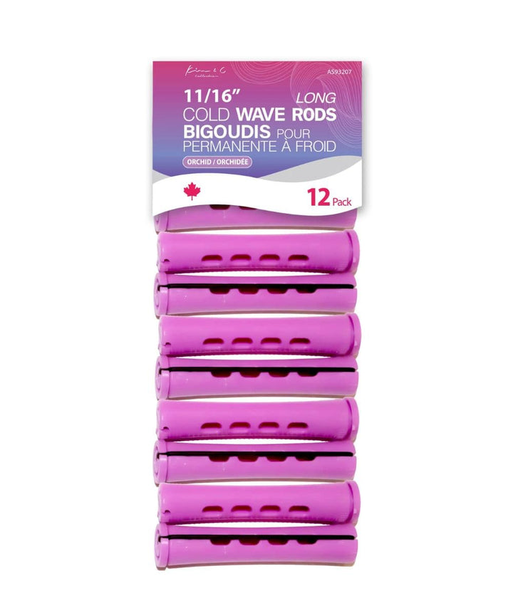 KIM &amp; C Cold Wave Rods Long 12ct, Hair Tools - Cloré Beauty