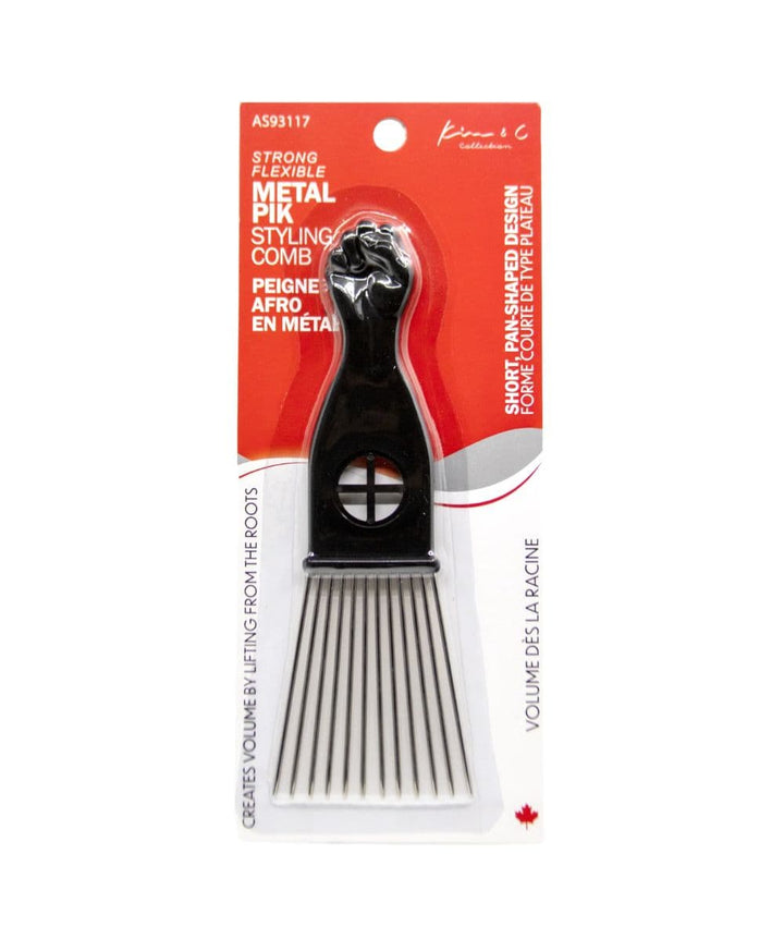 KIM &amp; C Metal Pik Styling Comb, Hair Tools - Cloré Beauty