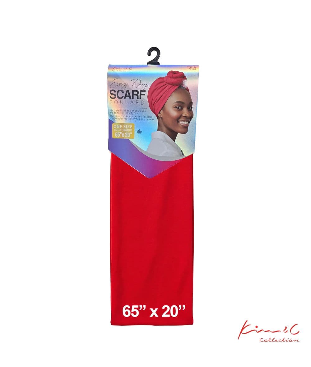Kim &amp; C Satin Hair Scarf 65" x 20", Accessory - Cloré Beauty