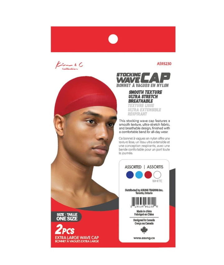 KIM &amp; C Stocking Wave Cap 2pcs, Accessory - Cloré Beauty