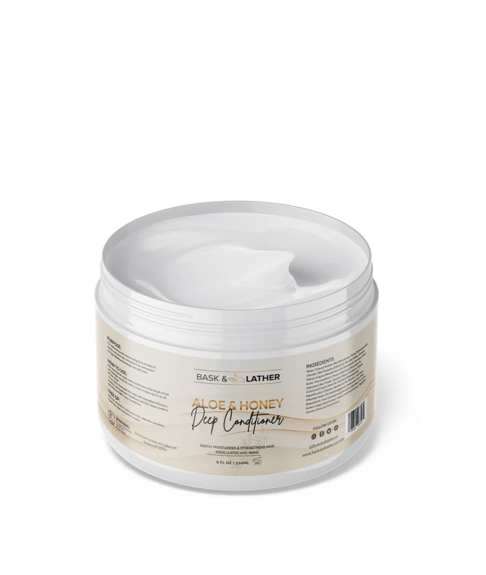 BASK &amp; LATHER Aloe and Honey Deep Conditioner 8oz