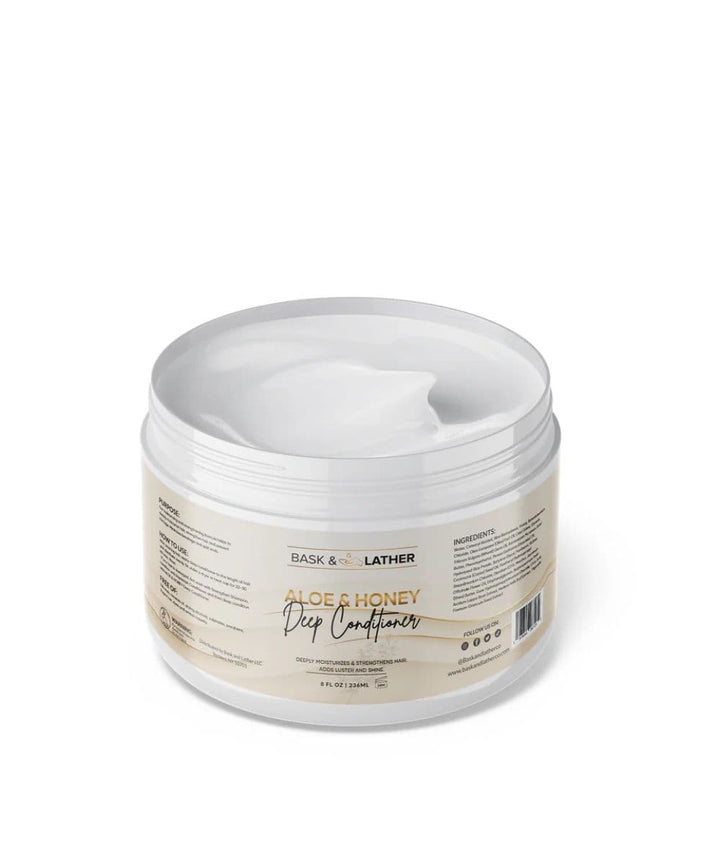 BASK &amp; LATHER Aloe and Honey Deep Conditioner 8oz