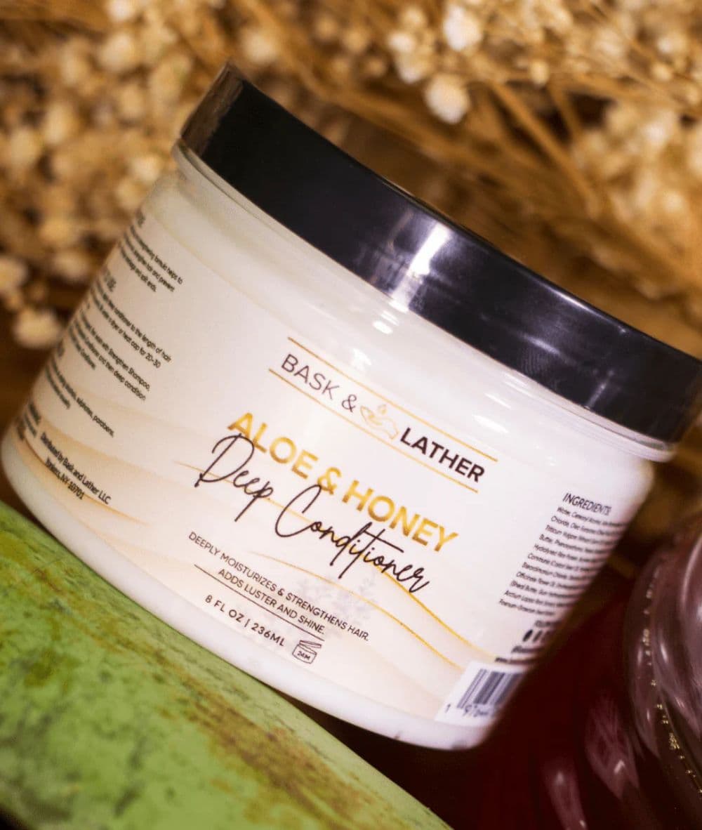 BASK &amp; LATHER Aloe and Honey Deep Conditioner 8oz