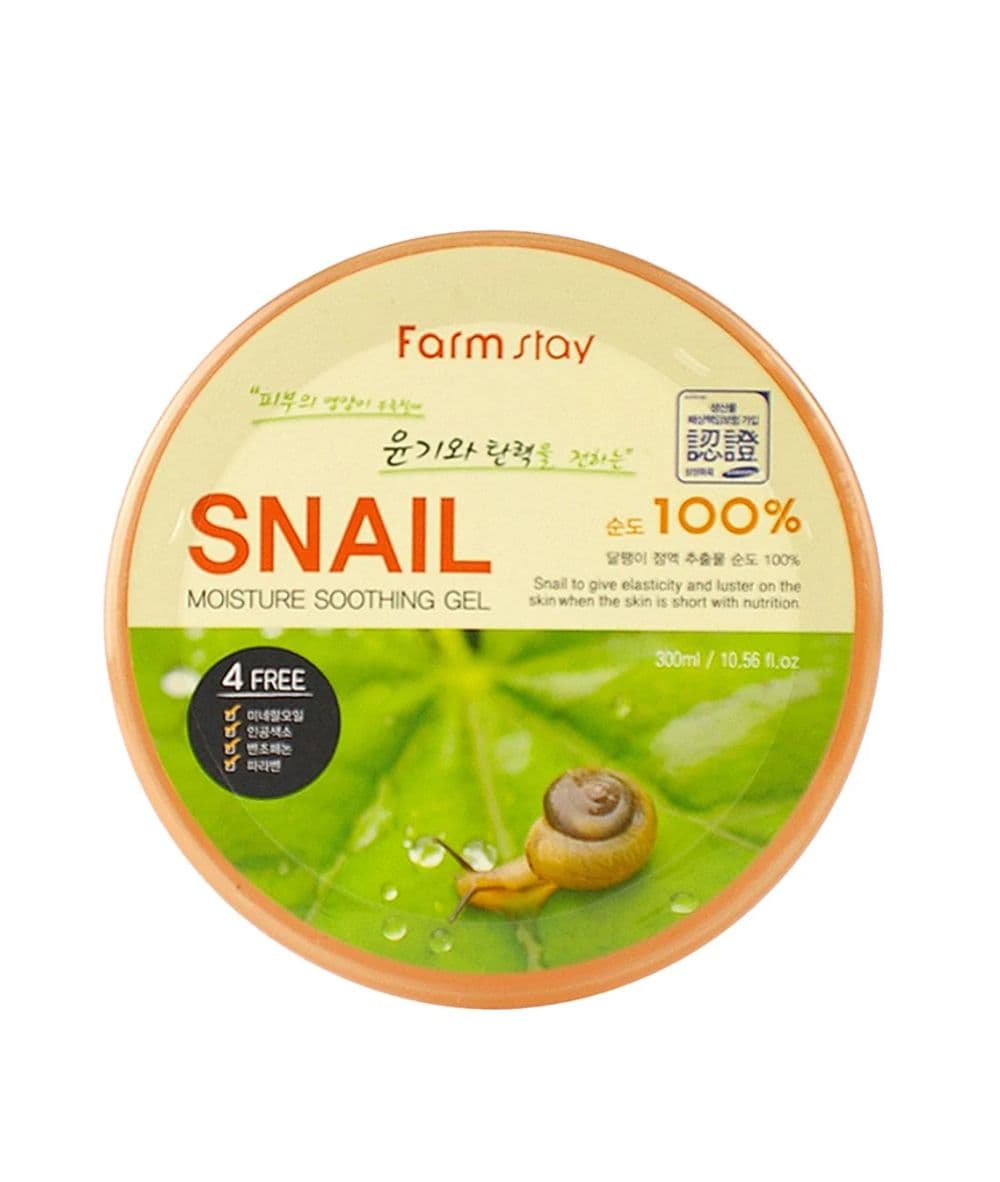 FARMSTAY Snail Moisture Soothing Gel 300ml, Skin Care - Cloré Beauty