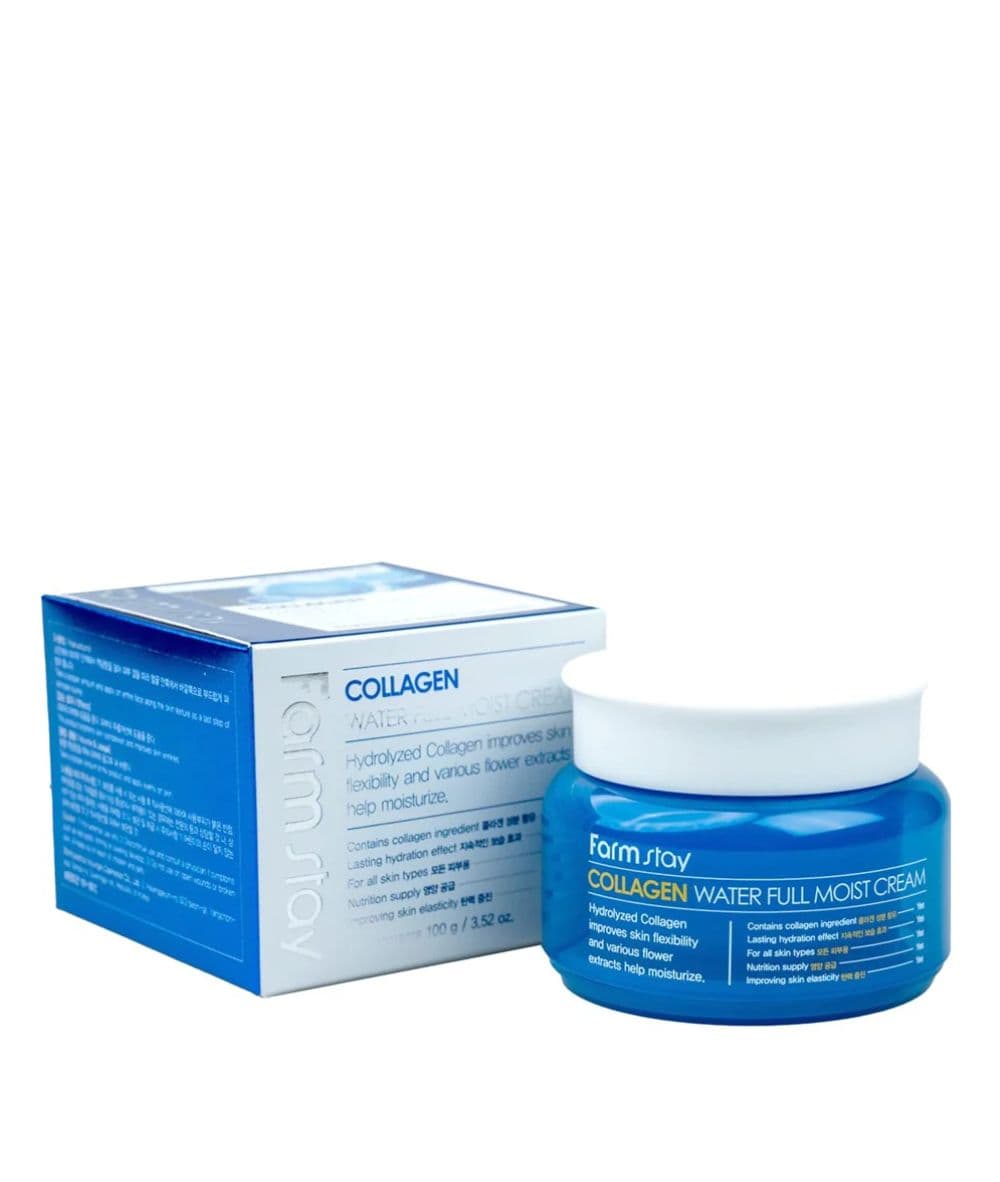 FARMSTAY Collagen Water Full Moist Cream 3.53oz, Skin Care - Cloré Beauty