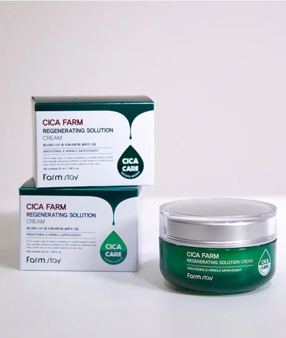 FARMSTAY Cica Farm Regenerating Solution Cream 50ml, Skin Care - Cloré Beauty