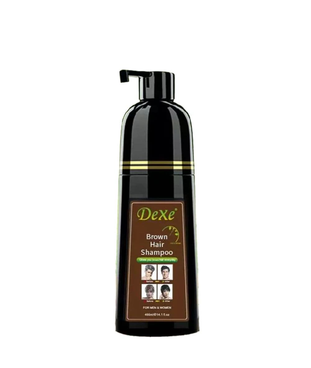 Dexe  Brown Hair Color Shampoo  400Ml, Hair Care - Cloré Beauty