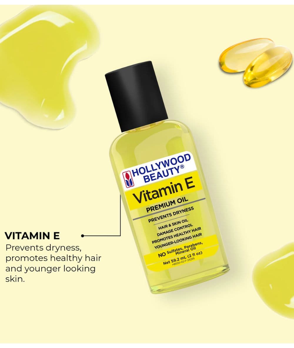 Hollywood Beauty Vitamin E Oil 8oz, Hair Care - Cloré Beauty