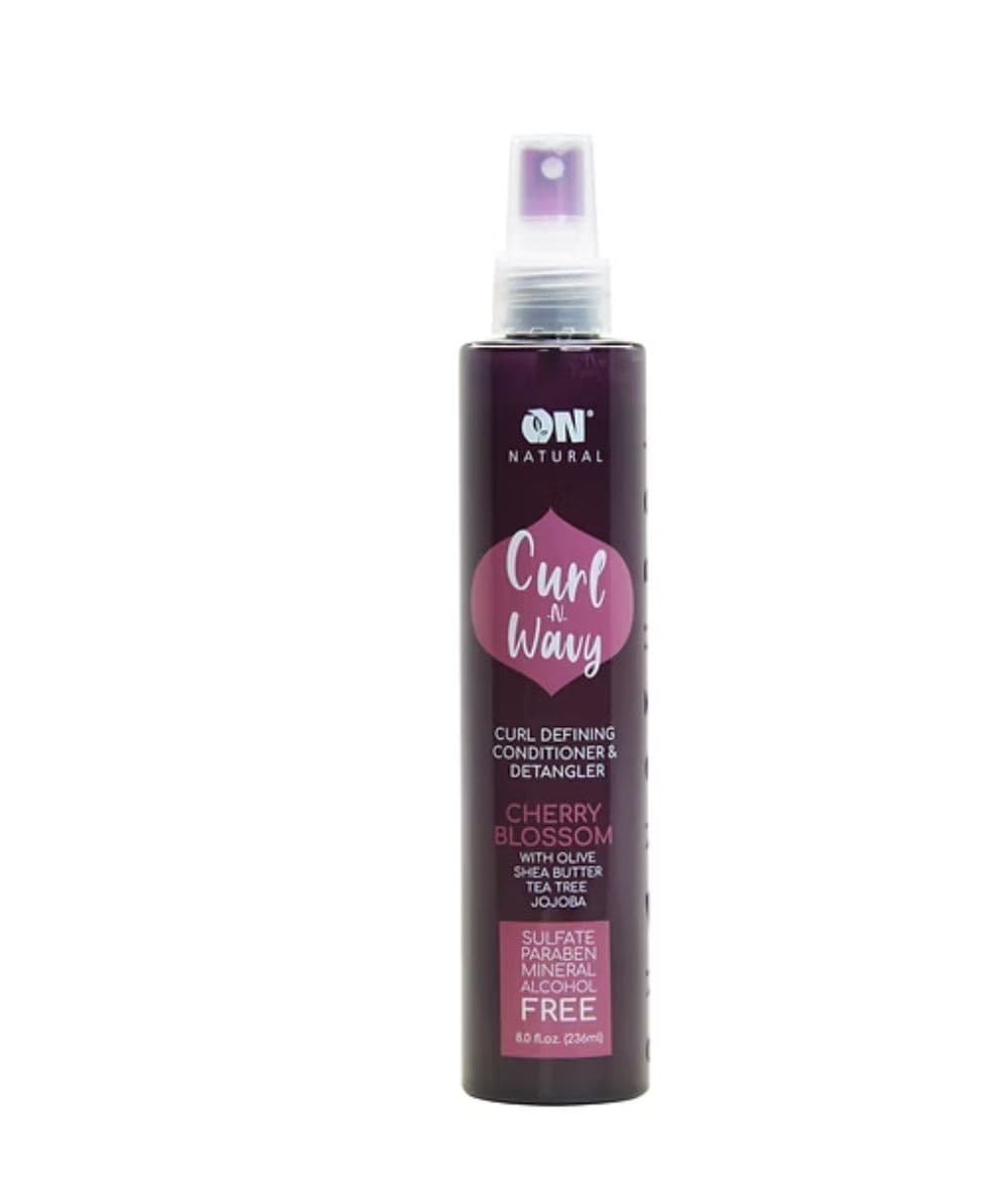 On Natural Curl-N-Wavy Curl Defining Conditioner &amp; Detangler - Cherry 8oz