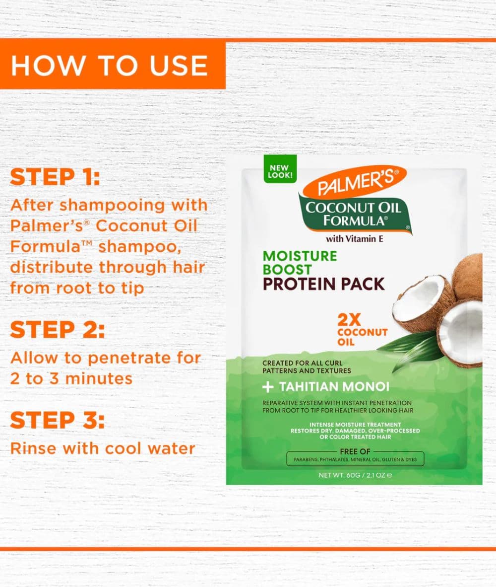 Palmers Coconut Oil Formula Deep Conditioning Protein 2.1oz, Hair Care - Cloré Beauty