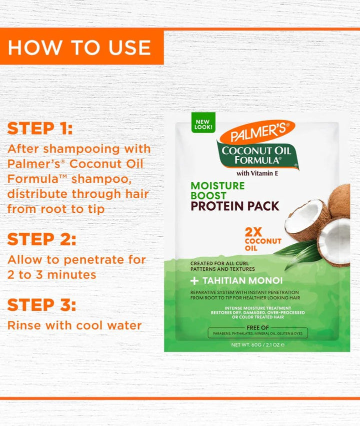 Palmers Coconut Oil Formula Deep Conditioning Protein 2.1oz, Hair Care - Cloré Beauty