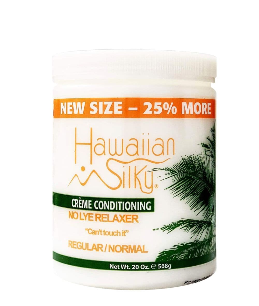 Hawaiian Silky No Base Relaxer Jar[Regular] 20oz, Hair Care - Cloré Beauty