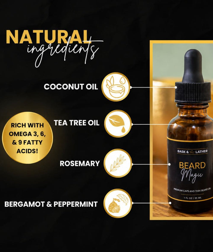 BASK &amp; LATHER Beard Magic 1oz