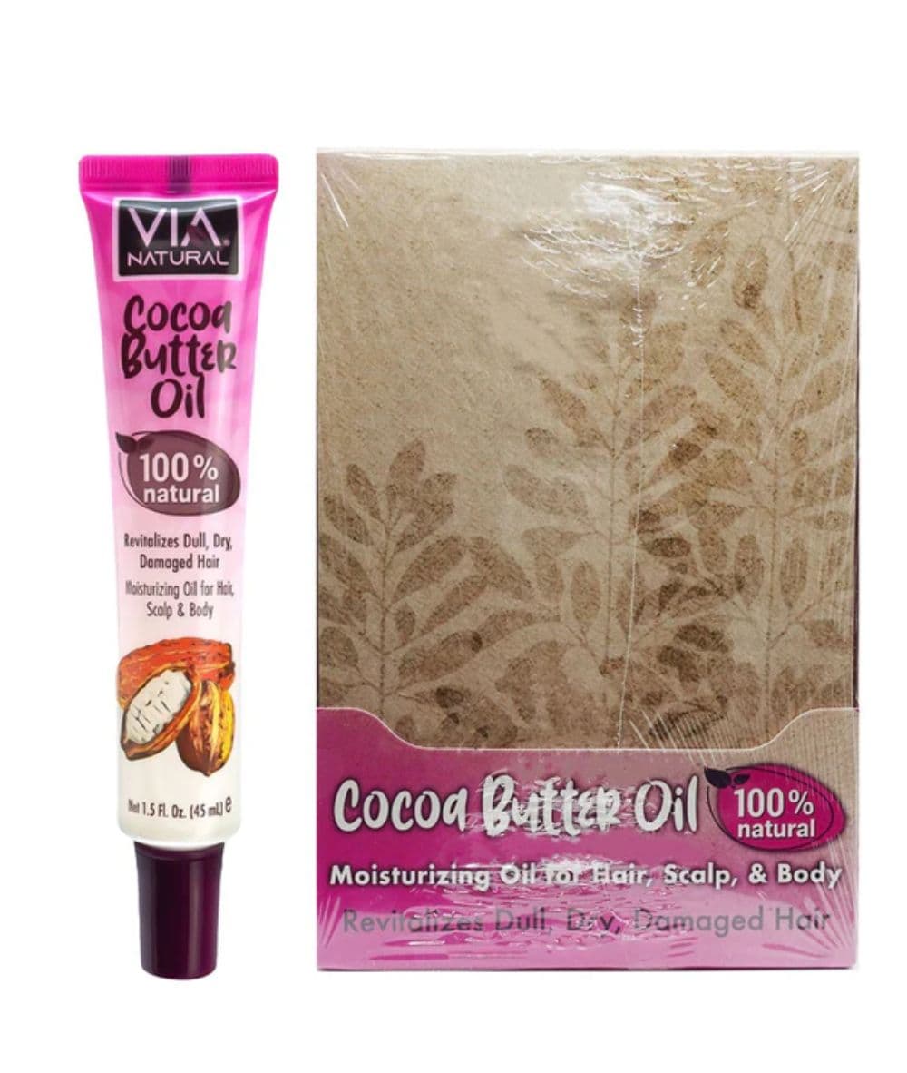 Via Natural Cocoa Butter Oil 1.5oz