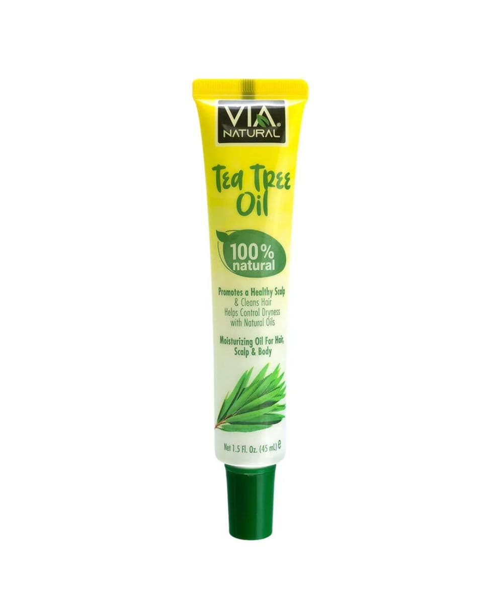 Via Natural Tea Tree Oil 1.5oz, Hair Care - Cloré Beauty
