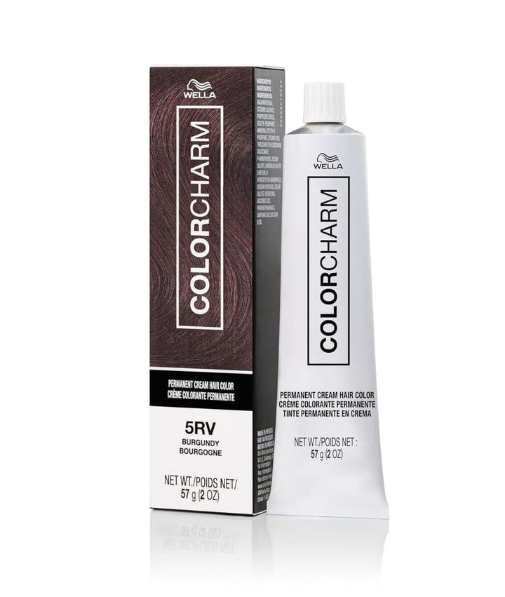 Wella Colorcharm Permanent Cream Color 5Rv [Burgundy] 2oz
