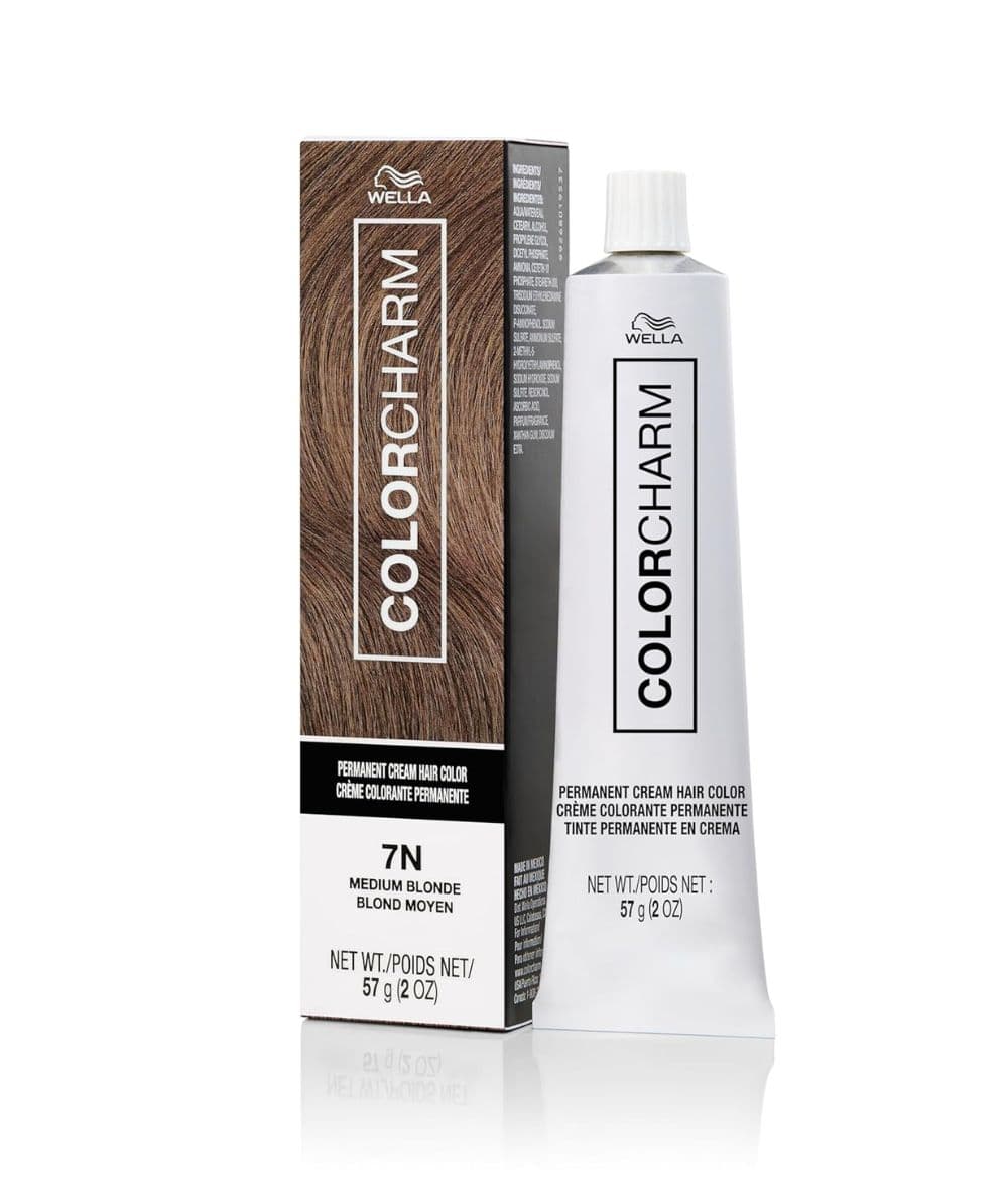 Wella Colorcharm Permanent Cream Color 7N [Medium Blonde] 2oz, Hair Care - Cloré Beauty