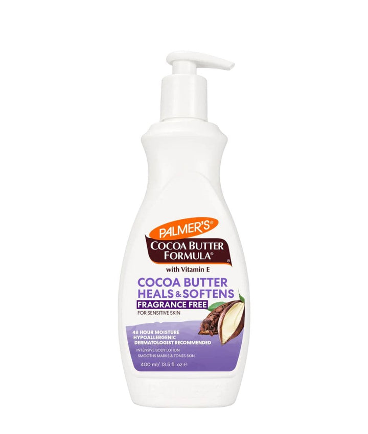 Palmers Heals &amp; Softens Cocoa Butter Body Lotion, Fragrance Free 13.5oz