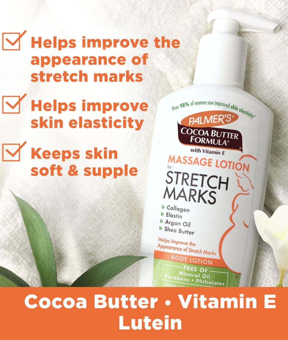 Palmers Cocoa Butter Massage Lotion for Pregnancy Stretch Marks 250ml, Skin Care - Cloré Beauty