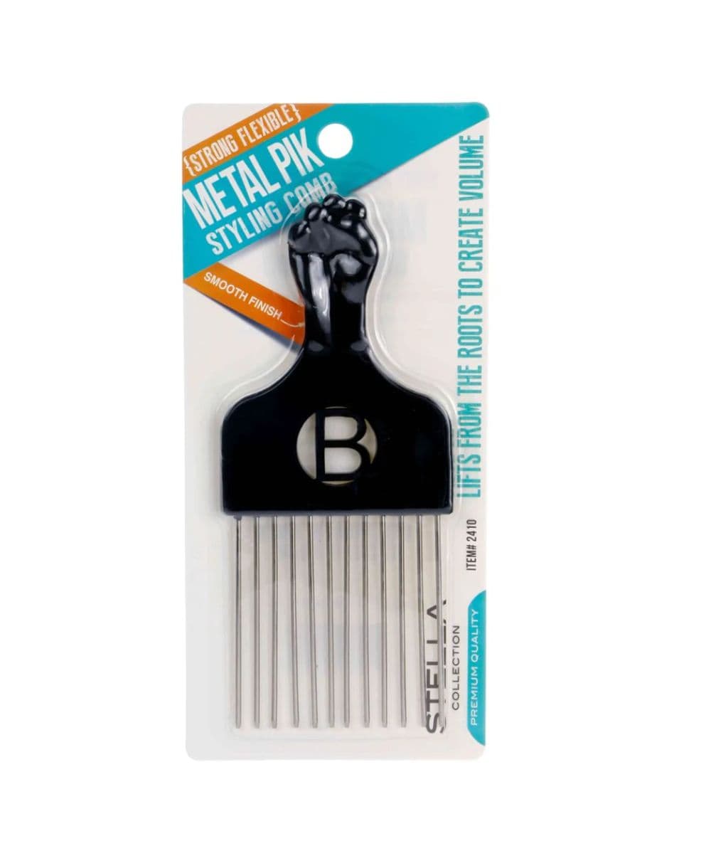 Magic Collection Metal Afro Pik &amp; Pocket Comb 