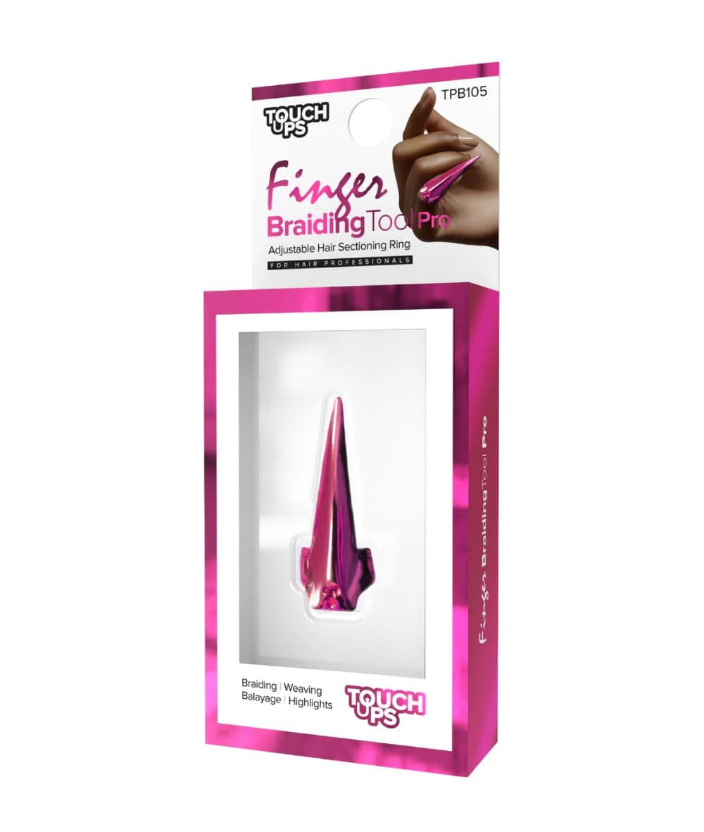 Touch Ups Finger Braiding Tool Hair Selecting Ring Pro 1pc