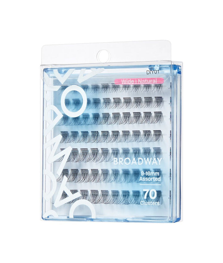 Broadway Natural DIY Cluster Lashes 70-140pcs