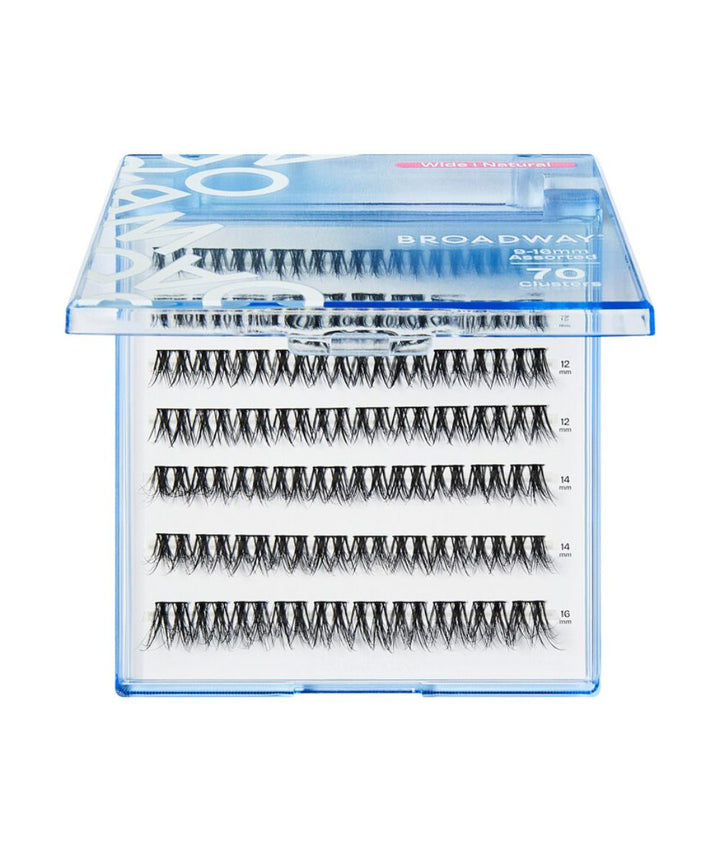 Broadway Natural DIY Cluster Lashes 70-140pcs