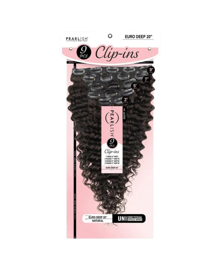 Sensationnel Pearlish Clip in 9pcs Euro Deep 20"