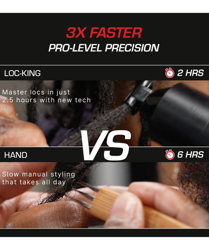 Red Pro Loc-King Cordless Auto Loc Styler 