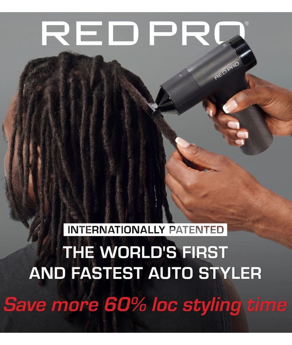 Red Pro Loc-King Cordless Auto Loc Styler 