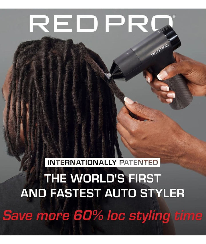 Red Pro Loc-King Cordless Auto Loc Styler 
