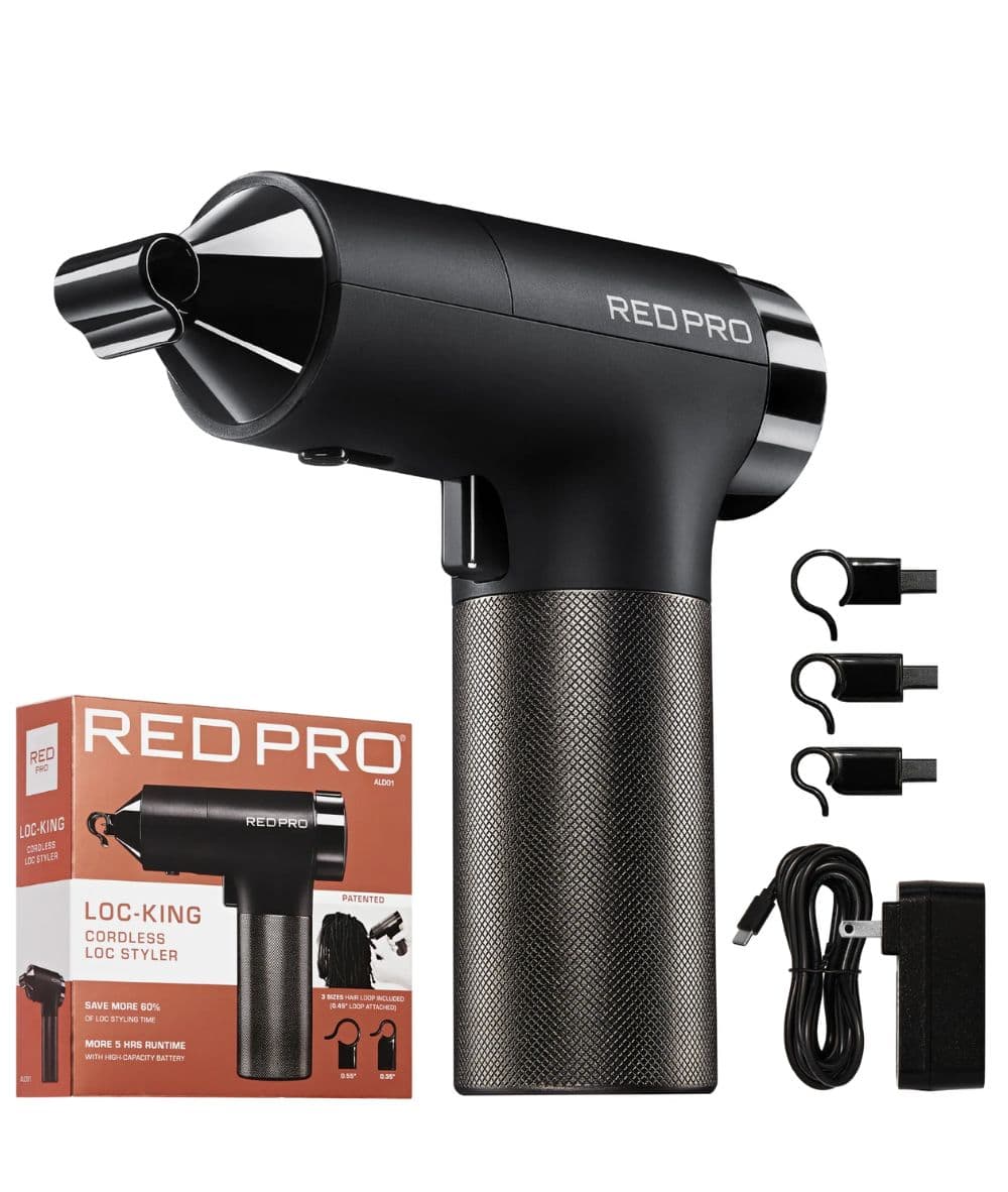 Red Pro Loc-King Cordless Auto Loc Styler 