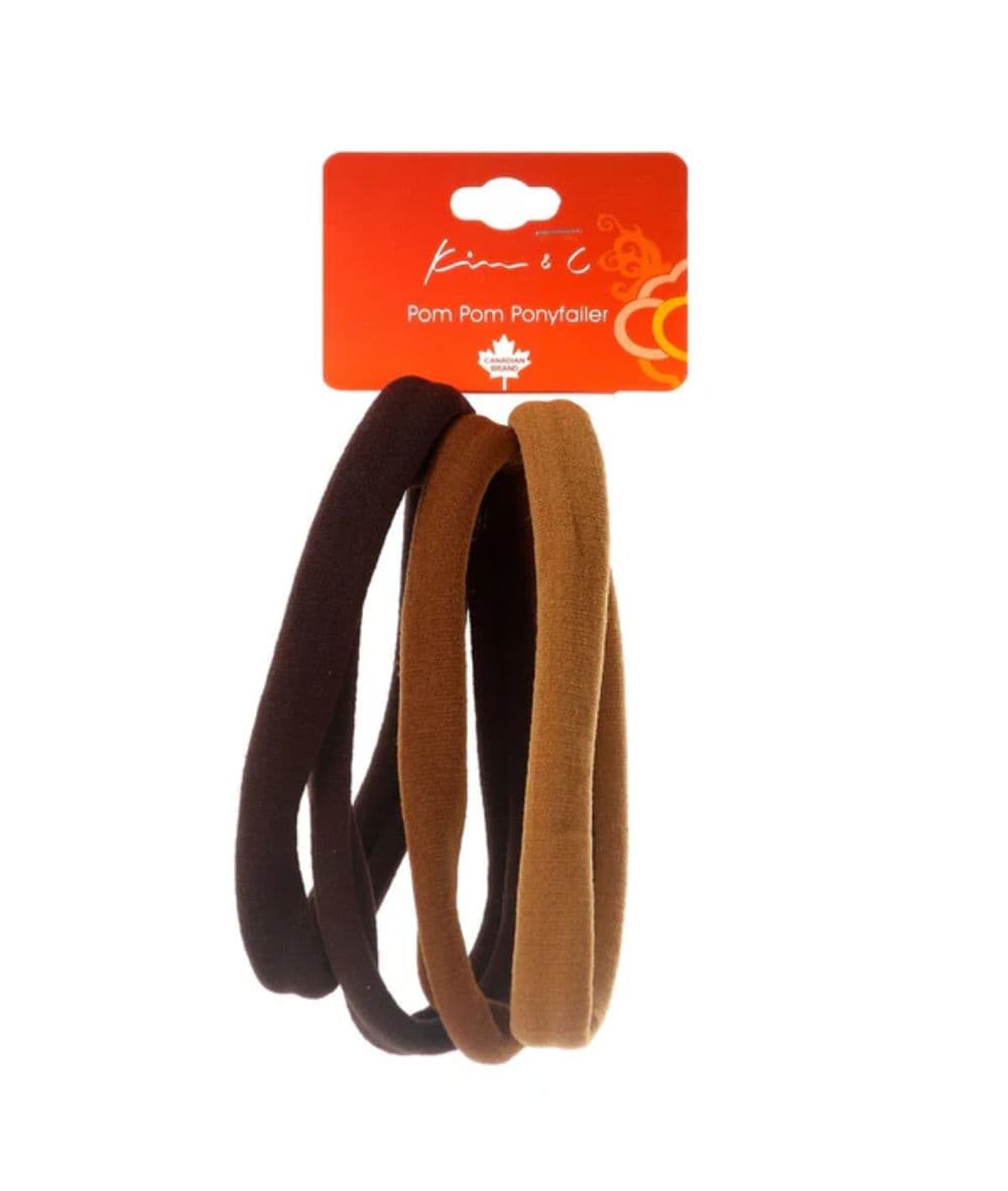 Kim&amp;C 4PCS Head Band [Brown Assorted] 