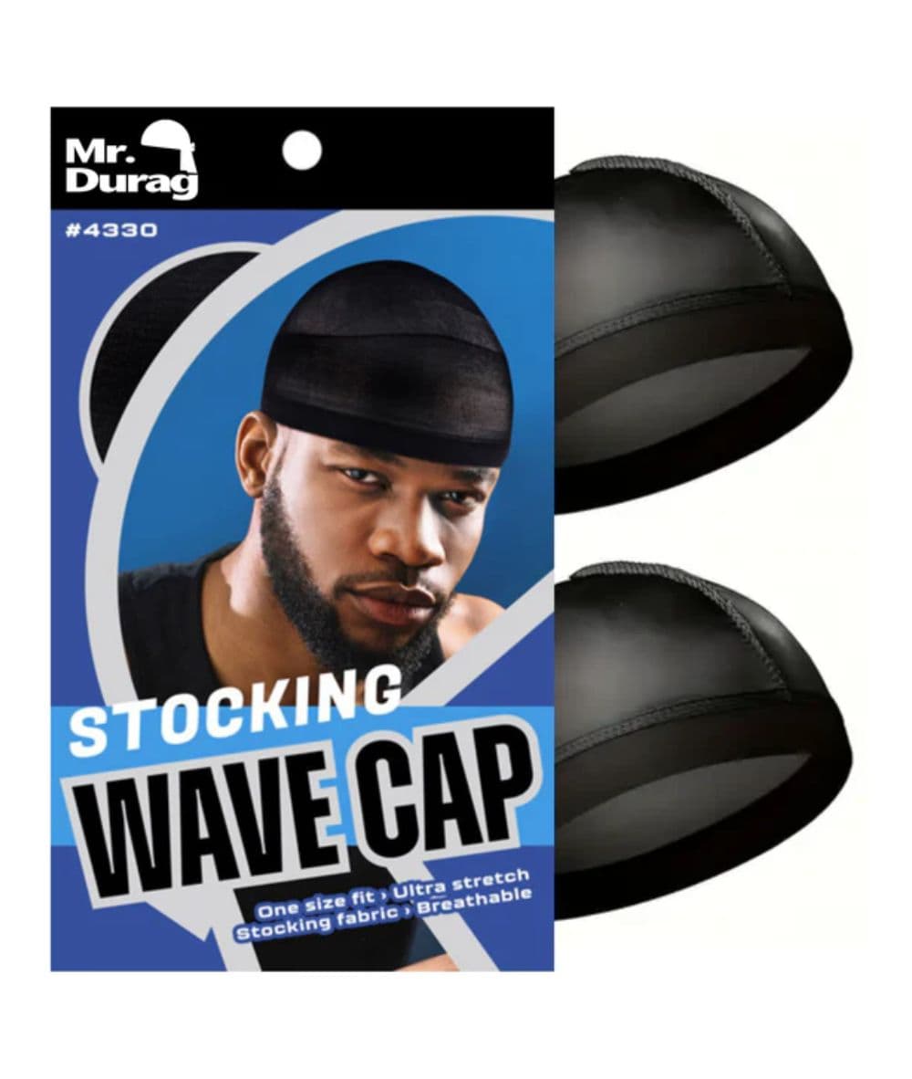 Annie Mr Durag Stocking Wave Cap [Black] 