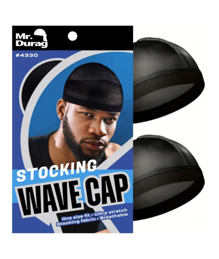 Annie Mr Durag Stocking Wave Cap [Black] 