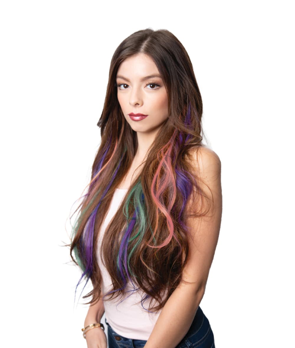 Hair Couture Human Blend 2pcs Radical Clip 18"
