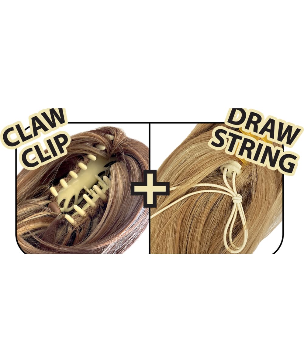 Hair Couture Avanti Pony Clip Extension With Drawstring Elani 6.5"