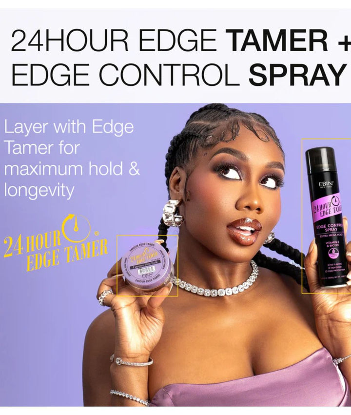 Ebin New York 24Hr Edge Tamer Edge Control Spray [Extra Mega Hold]