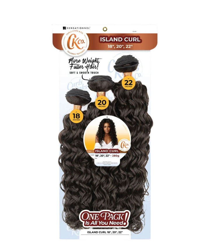 Sensationnel Curls Kinks &amp; Co. Bundle Island Curl 18"20"22"