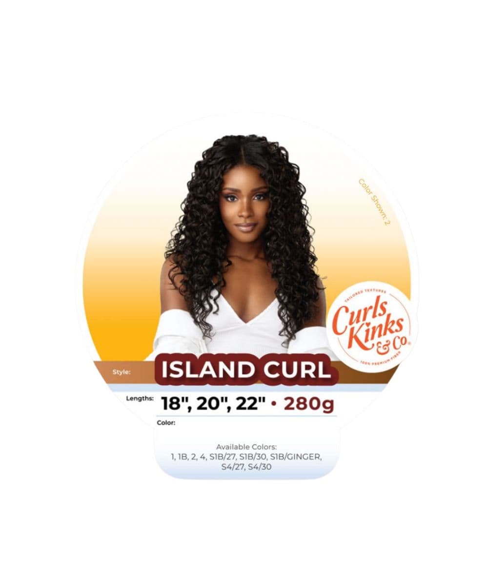 Sensationnel Curls Kinks &amp; Co. Bundle Island Curl 18"20"22"