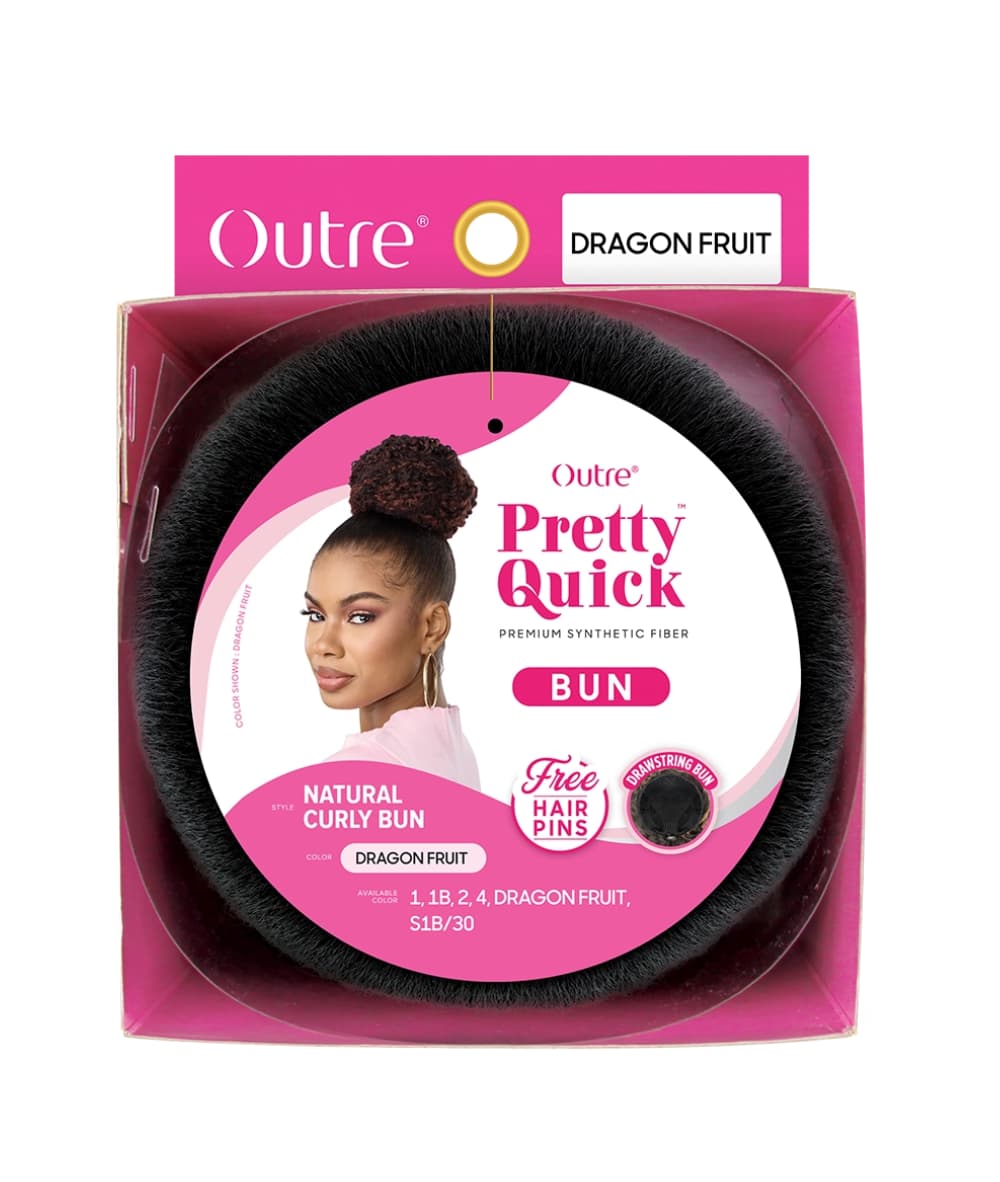 Outre Pretty Quick Bun Natural Curly Bun