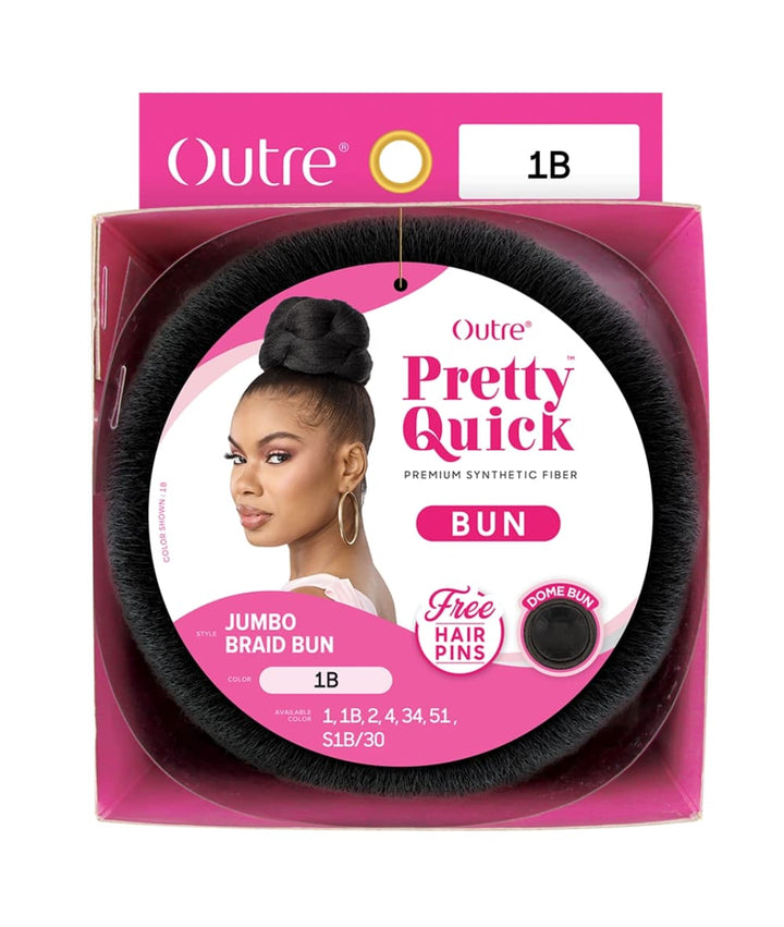 Outre Pretty Quick Bun Jumbo Braid Bun